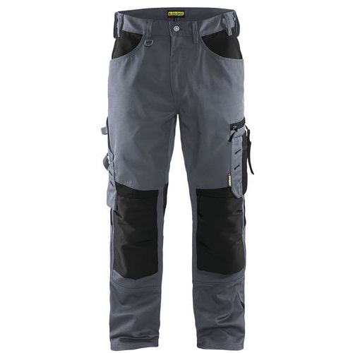 Pantalon De Travail Artisan Sans Poches Flottantes Gris/noir Taille 42