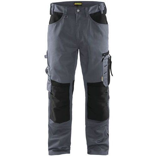 Pantalon De Travail Artisan Sans Poches Flottantes Gris/noir Taille 48