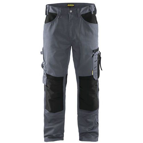 Pantalon De Travail Artisan Sans Poches Flottantes Gris/noir Taille 50