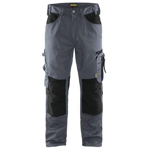 Pantalon De Travail Artisan Sans Poches Flottantes Gris/noir Taille 52