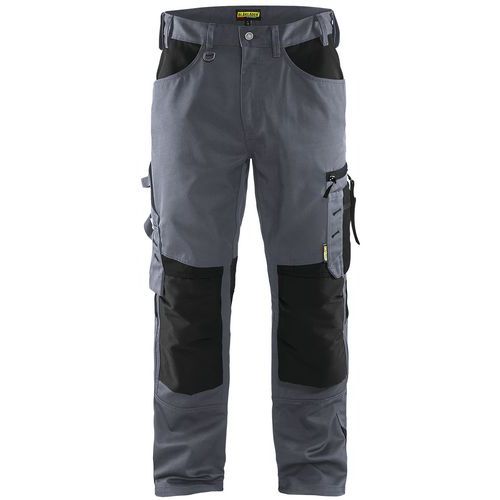 Pantalon De Travail Artisan Sans Poches Flottantes Gris/noir Taille 48c