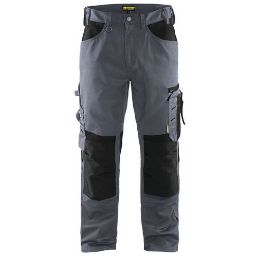 Pantalon De Travail Artisan Sans Poches Flottantes Gris/noir Taille 50c