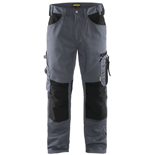 Pantalon De Travail Artisan Sans Poches Flottantes Gris/noir Taille 52c