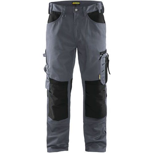 Pantalon De Travail Artisan Sans Poches Flottantes Gris/noir Taille 54c
