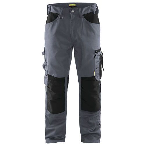 Pantalon De Travail Artisan Sans Poches Flottantes Gris/noir Taille 44c