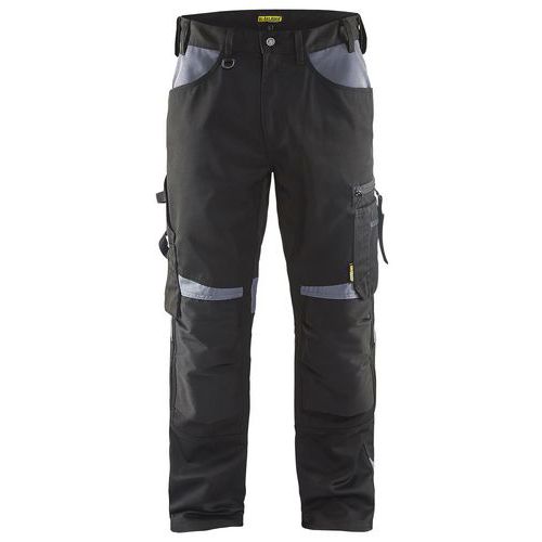 Pantalon De Travail Artisan Sans Poches Flottantes Noir/gris Taille 46l