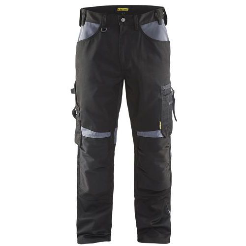 Pantalon De Travail Artisan Sans Poches Flottantes Noir/gris Taille 48l