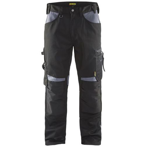 Pantalon De Travail Artisan Sans Poches Flottantes Noir/gris Taille 50l