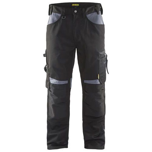 Pantalon De Travail Artisan Sans Poches Flottantes Noir/gris Taille 38