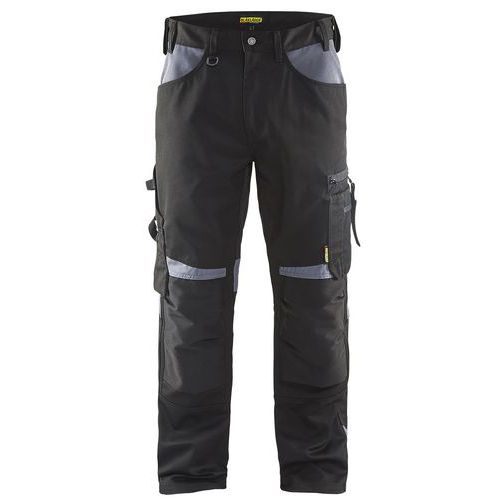 Pantalon De Travail Artisan Sans Poches Flottantes Noir/gris Taille 44