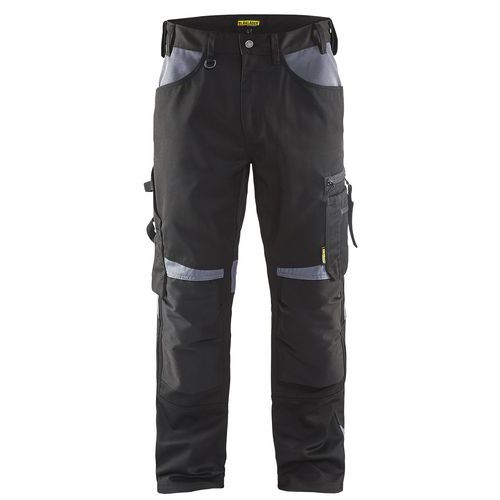Pantalon De Travail Artisan Sans Poches Flottantes Noir/gris Taille 48