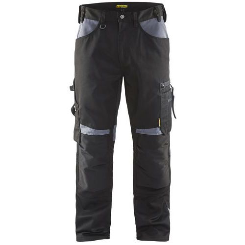 Pantalon De Travail Artisan Sans Poches Flottantes Noir/gris Taille 52