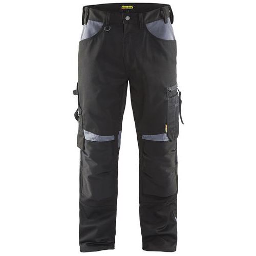 Pantalon De Travail Artisan Sans Poches Flottantes Noir/gris Taille 54