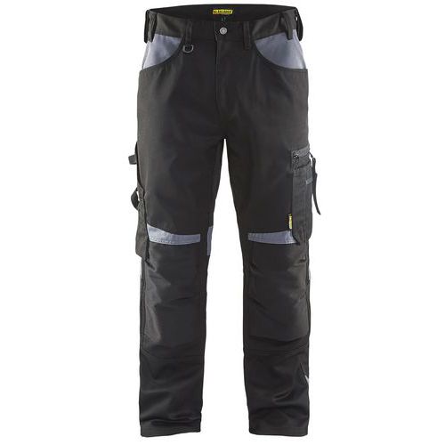 Pantalon De Travail Artisan Sans Poches Flottantes Noir/gris Taille 48c