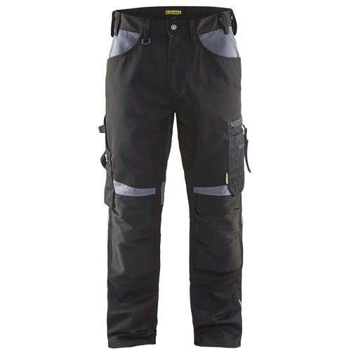 Pantalon De Travail Artisan Sans Poches Flottantes Noir/gris Taille 50c