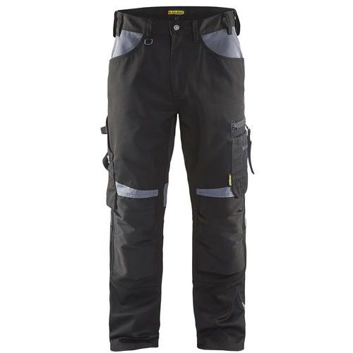 Pantalon De Travail Artisan Sans Poches Flottantes Noir/gris Taille 52c