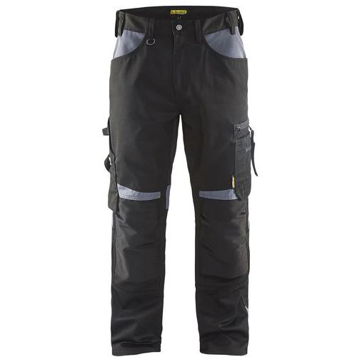 Pantalon De Travail Artisan Sans Poches Flottantes Noir/gris Taille 56c