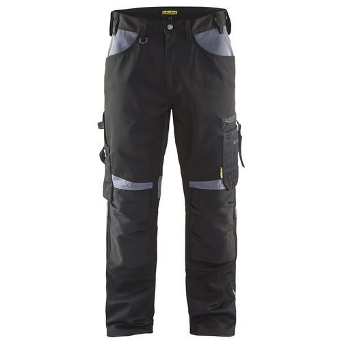 Pantalon De Travail Artisan Sans Poches Flottantes Noir/gris Taille 58c