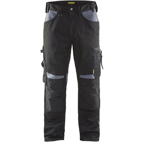 Pantalon De Travail Artisan Sans Poches Flottantes Noir/gris Taille 38c