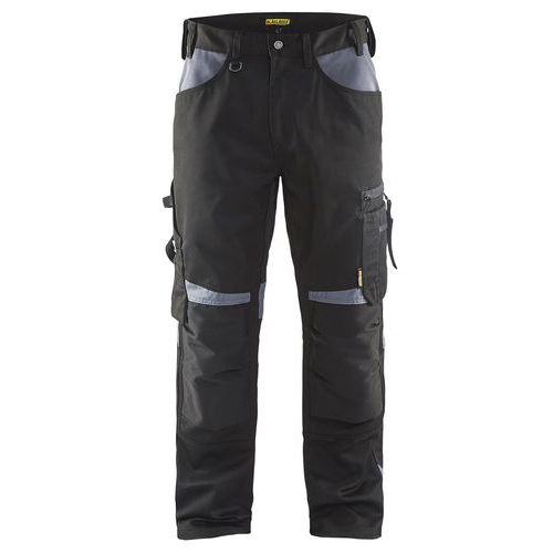 Pantalon De Travail Artisan Sans Poches Flottantes Noir/gris Taille 40c