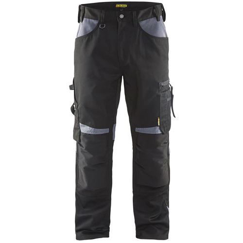 Pantalon De Travail Artisan Sans Poches Flottantes Noir/gris Taille 42c