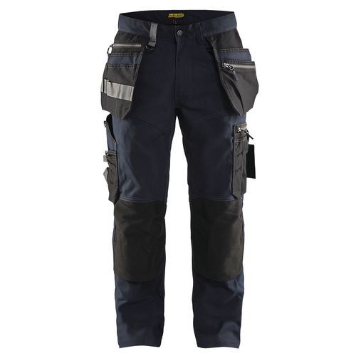 Pantalon De Travail Artisan Stretch Marine Foncé/noir Taille 44