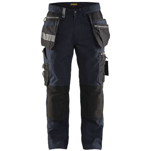 Pantalon De Travail Artisan Stretch Marine Foncé/noir Taille 54