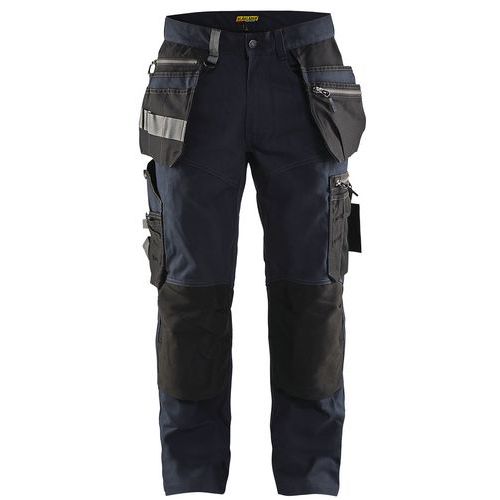 Pantalon De Travail Artisan Stretch Marine Foncé/noir Taille 56