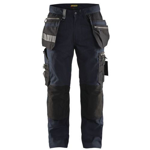 Pantalon De Travail Artisan Stretch Marine Foncé/noir Taille 58