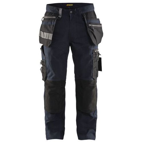 Pantalon De Travail Artisan Stretch Marine Foncé/noir Taille 50c