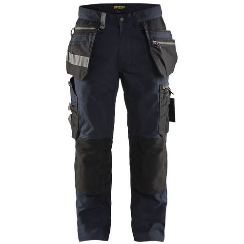 Pantalon De Travail Artisan Stretch Marine Foncé/noir Taille 42c