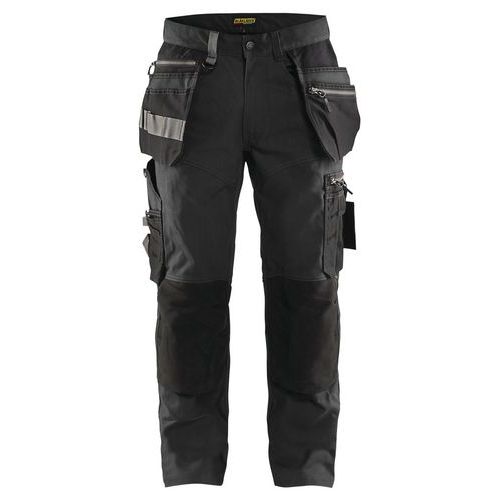 Pantalon De Travail Artisan Stretch Gris Foncé/noir Taille 42l
