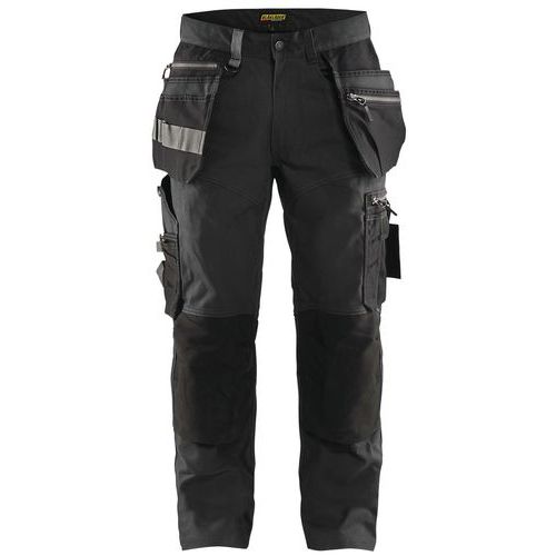 Pantalon De Travail Artisan Stretch Gris Foncé/noir Taille 44l
