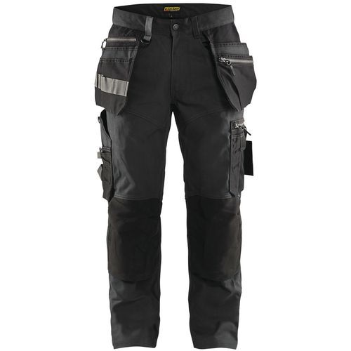 Pantalon De Travail Artisan Stretch Gris Foncé/noir Taille 44