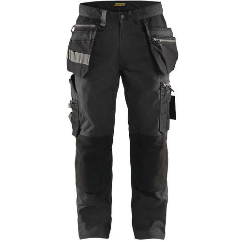 Pantalon De Travail Artisan Stretch Gris Foncé/noir Taille 52