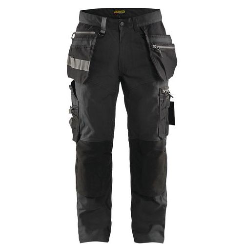 Pantalon De Travail Artisan Stretch Gris Foncé/noir Taille 46c