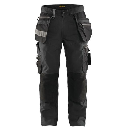 Pantalon De Travail Artisan Stretch Gris Foncé/noir Taille 56c