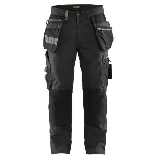 Pantalon De Travail Artisan Stretch Gris Foncé/noir Taille 44c