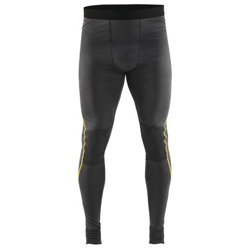 Bas De Sous-vêtement Xlight Gris Foncé/jaune Taille Xs