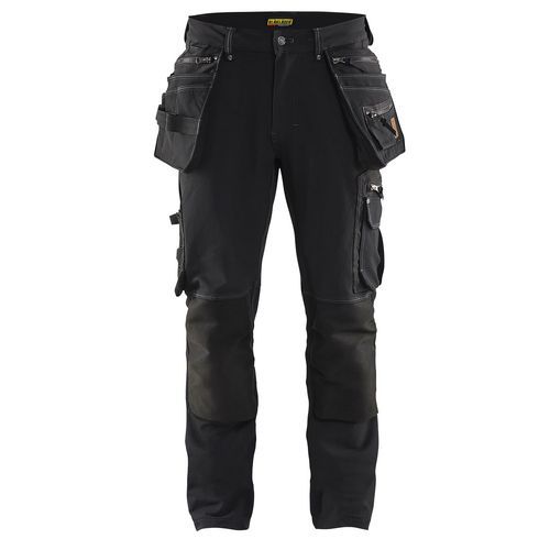 Pantalon De Travail X1900 Artisan Stretch 4d Noir Taille 44l
