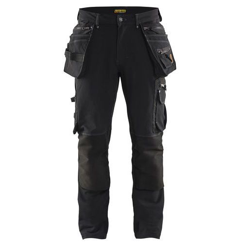 Pantalon De Travail X1900 Artisan Stretch 4d Noir Taille 50l