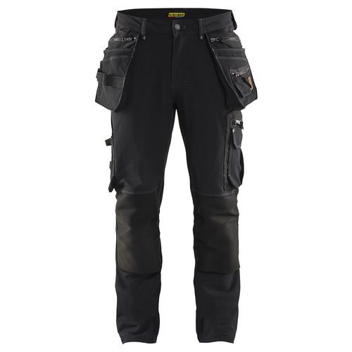 Pantalon De Travail X1900 Artisan Stretch 4d Noir Taille 42