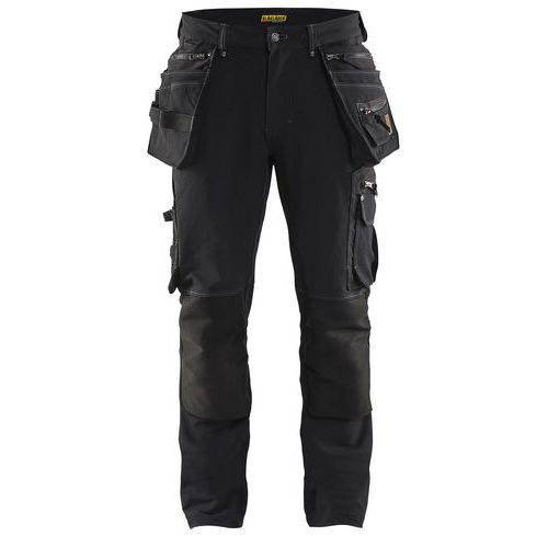 Pantalon De Travail X1900 Artisan Stretch 4d Noir Taille 44