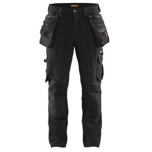Pantalon De Travail X1900 Artisan Stretch 4d Noir Taille 46