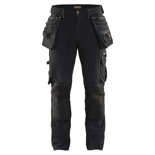 Pantalon De Travail X1900 Artisan Stretch 4d Noir Taille 48
