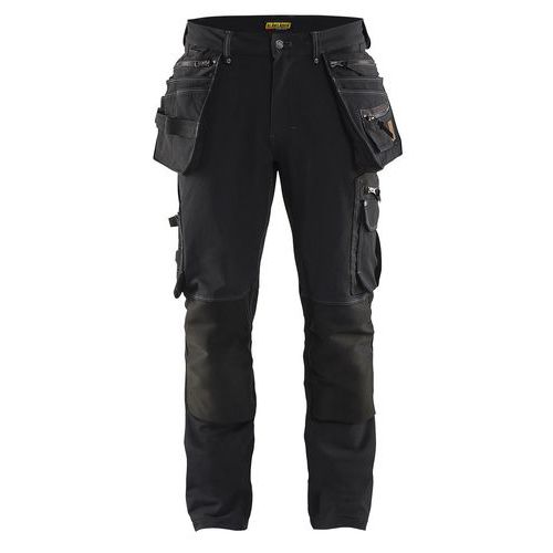 Pantalon De Travail X1900 Artisan Stretch 4d Noir Taille 54