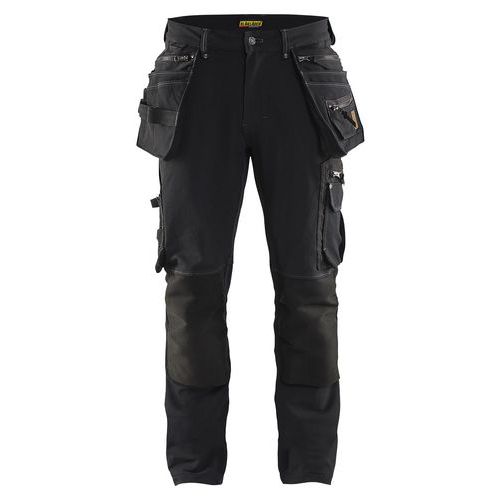 Pantalon De Travail X1900 Artisan Stretch 4d Noir Taille 58