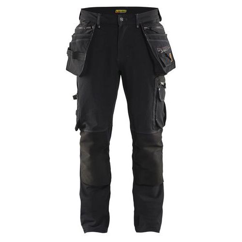 Pantalon De Travail X1900 Artisan Stretch 4d Noir Taille 46c