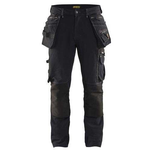 Pantalon De Travail X1900 Artisan Stretch 4d Noir Taille 48c