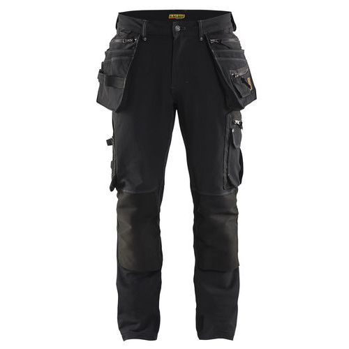 Pantalon De Travail X1900 Artisan Stretch 4d Noir Taille 50c